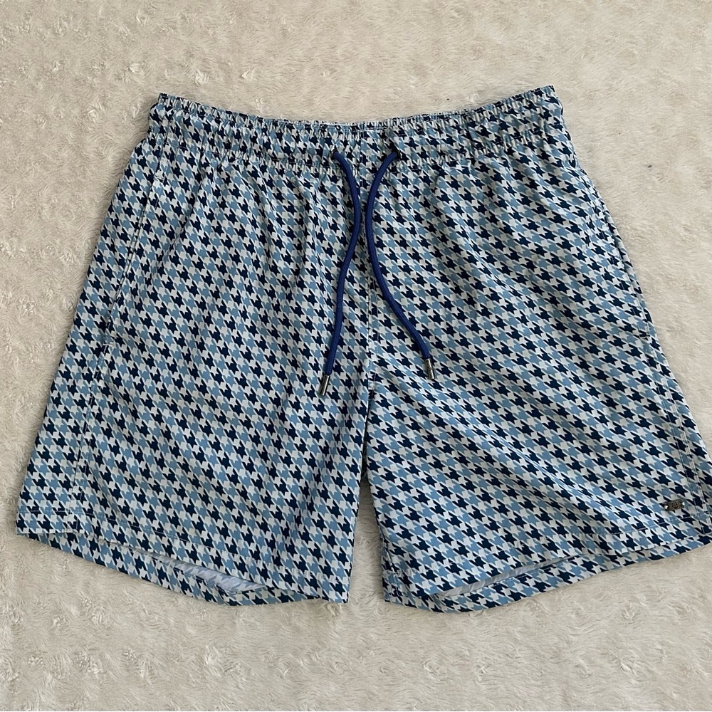 Harmonqlo houndstooth swim trunks